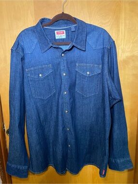 Wrangler Indigo Denim Jacket with Red Label